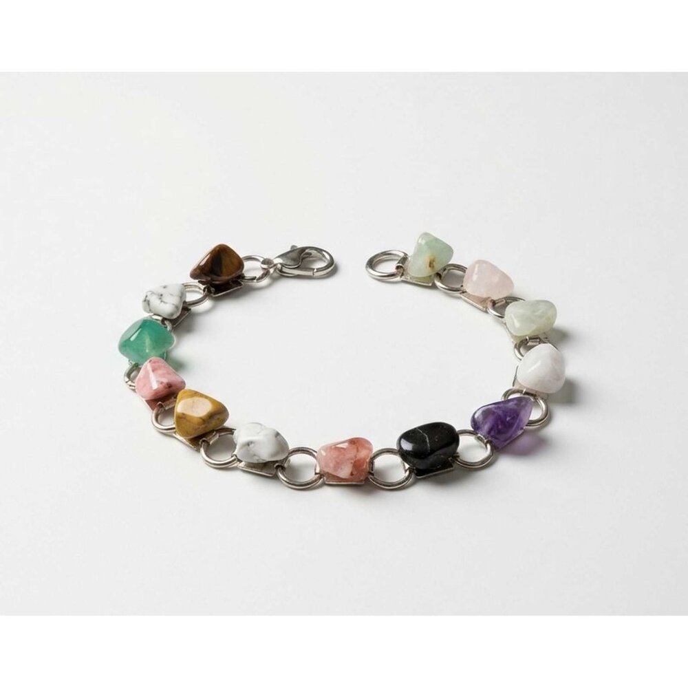 Vintage Multi-Colored Gemstone Bracelet
